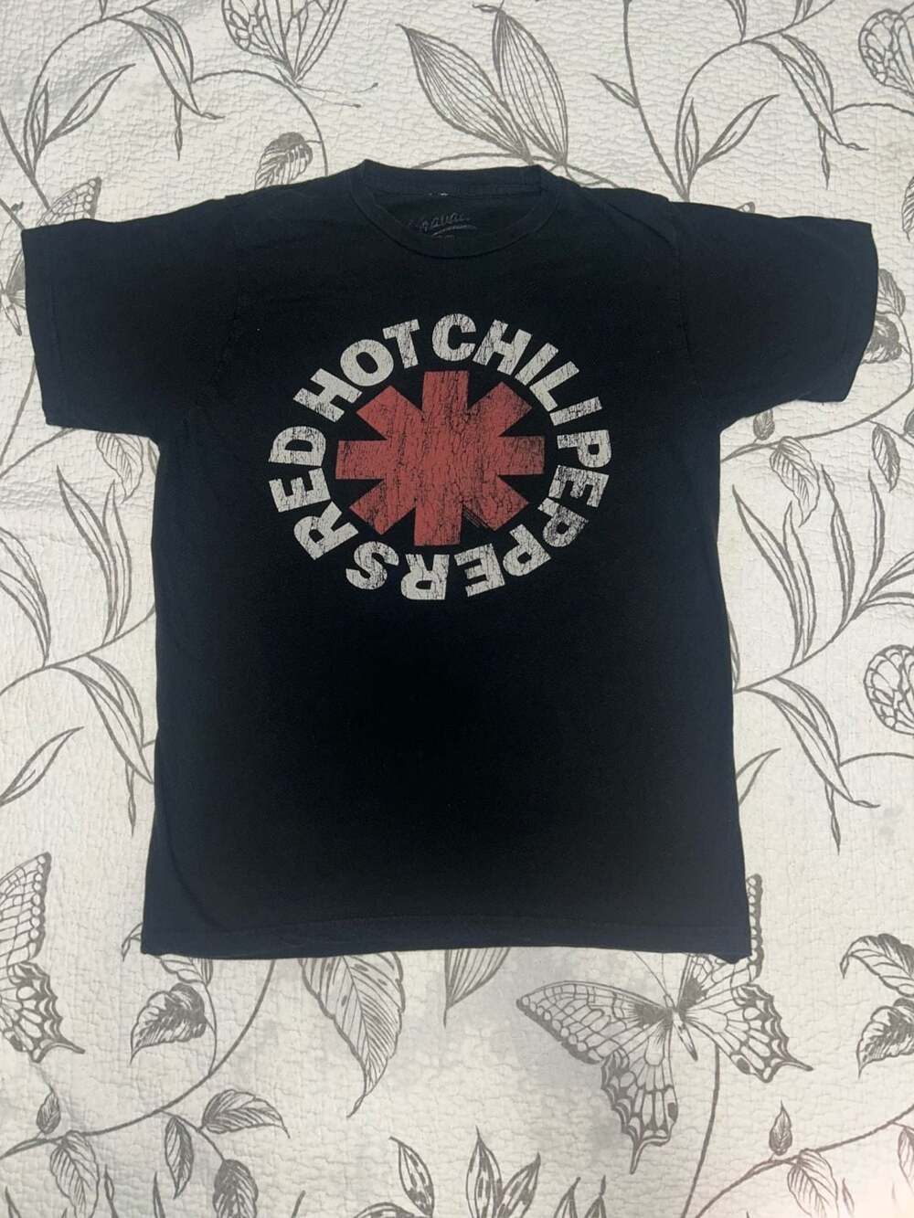 Bravado Red Hot Chili Peppers Classic Logo Band T-Shirt Black Medium